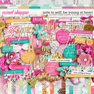 Note To Self: Be Young At Heart Kit by Kristin Cronin-Barrow & Studio Basic