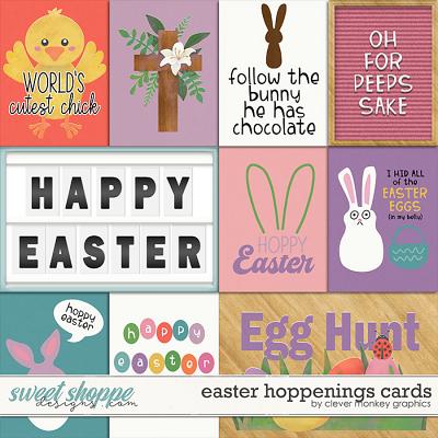 Easter Hoppenings Cards by Clever Monkey Graphics 