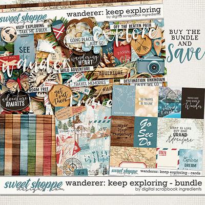 Wanderer: Keep Exploring Bundle by Digital Scrapbook Ingredients