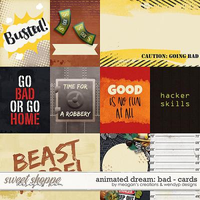 Animated Dream: Bad Cards by Meagan's Creations and WendyP Designs