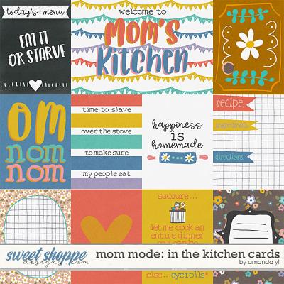 Mom mode: in the kitchen: cards by Amanda Yi