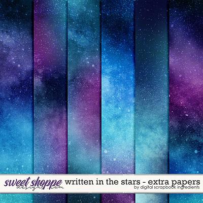 Written In The Stars | Extra Papers by Digital Scrapbook Ingredients
