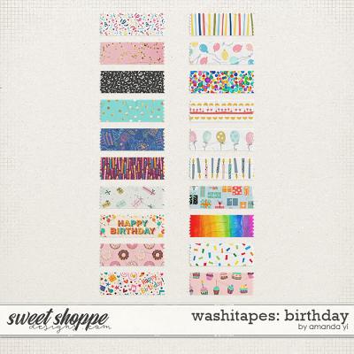 Washi Tapes: Birthday by Amanda Yi
