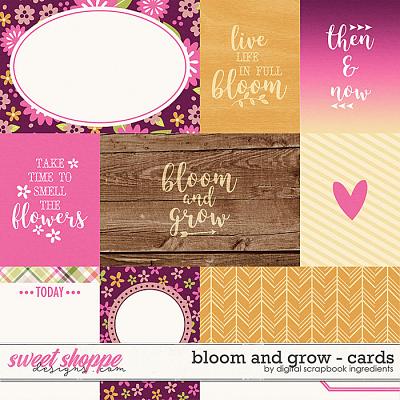 Bloom And Grow | Cards by Digital Scrapbook Ingredients