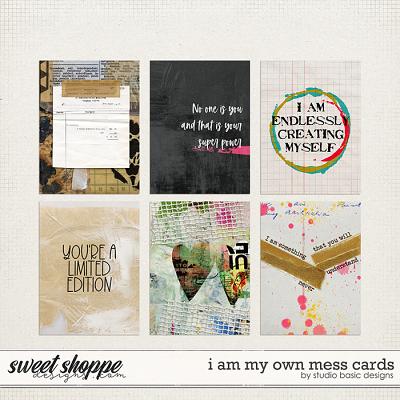 I Am My Own Mess Cards by Studio Basic
