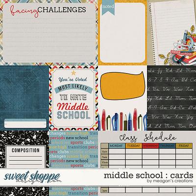 Middle School : Cards by Meagan's Creations