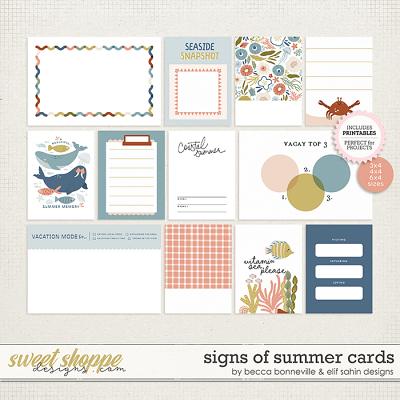 Signs of Summer Cards by Becca Bonneville & Elif Sahin Designs Signs of Summer Cards by Becca Bonneville & Elif Sahin Designs