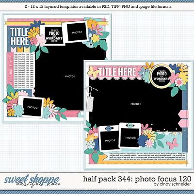 Cindy's Layered Templates - Half Pack 344: Photo Focus 120 by Cindy Schneider