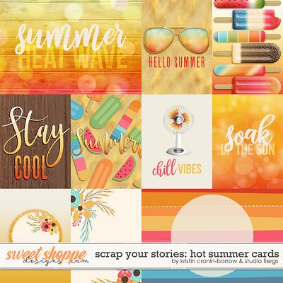 Scrap Your Stories: Hot Summer- CARDS by Studio Flergs and Kristin Cronin-Barrow