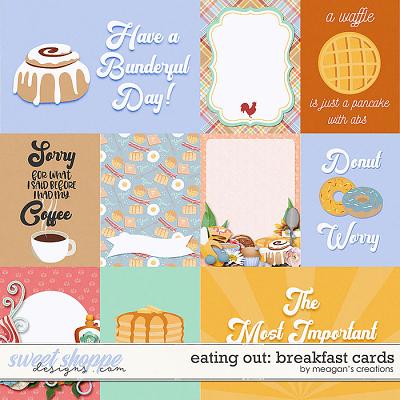 Eating Out: Breakfast Cards by Meagan's Creations