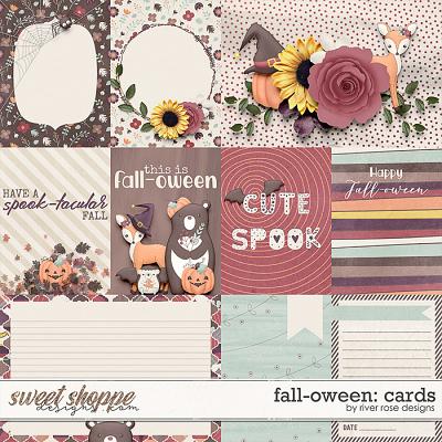 Fall-oween: Cards by River Rose Designs