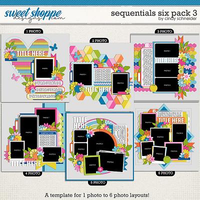 Cindy's Layered Templates - Sequentials Six Pack 3 by Cindy Schneider Cindy's Layered Templates - Sequentials Six Pack 3 by Cindy Schneider