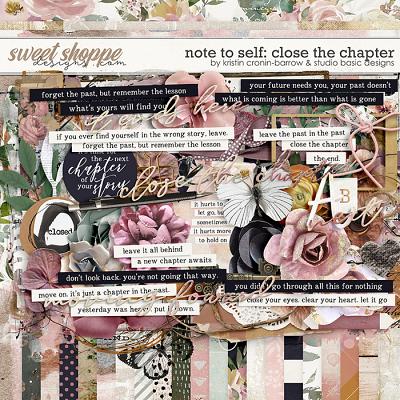 Note To Self: Close The Chapter Kit by Kristin Cronin-Barrow & Studio Basic