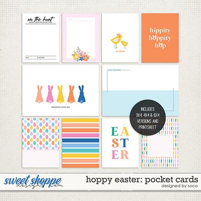 Hoppy Easter: Pocket Cards | Designed by Soco