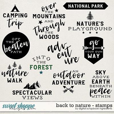 Back To Nature | Stamps by Digital Scrapbook Ingredients