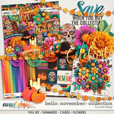 Hello: November- COLLECTION & *FWP* by Studio Flergs
