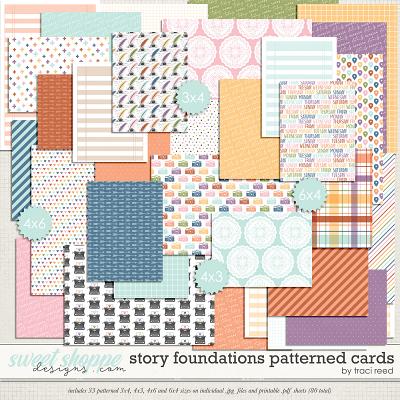 Story Foundations Patterned Cards by Traci Reed Story Foundations Patterned Cards by Traci Reed