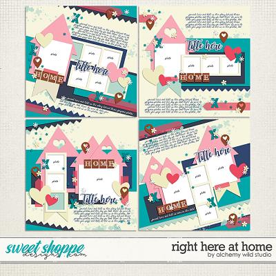  *FREE with your $10 Purchase* Right Here At Home Layered Templates by Amber