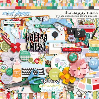 The Happy Mess Kit by Becca Bonneville and Designed by Soco The Happy Mess Kit by Becca Bonneville and Designed by Soco