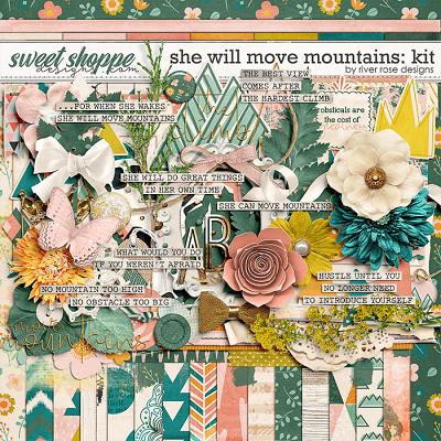 She Will Move Mountains: Kit by River Rose Designs