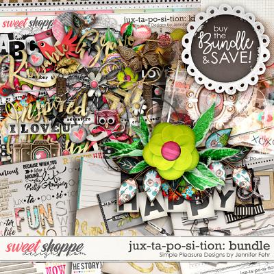 a jux-ta-po-si-tion bundle: Simple Pleasure Designs by Jennifer Fehr