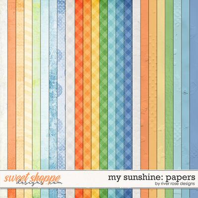 My Sunshine: Papers by River Rose Designs