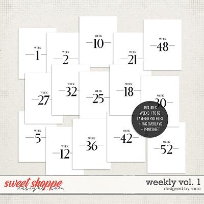 Weekly Vol. 1 | Designed by Soco