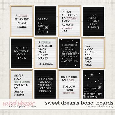 Sweet Dreams Boho Letterboards by Connection Keeping