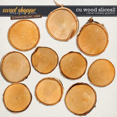 CU Wood Slices 2 by Clever Monkey Graphics 