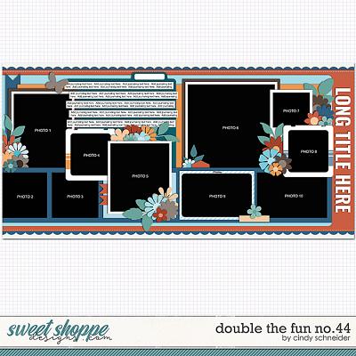 Cindy's Layered Templates - Double the Fun No. 44 by Cindy Schneider Cindy's Layered Templates - Double the Fun No. 44 by Cindy Schneider