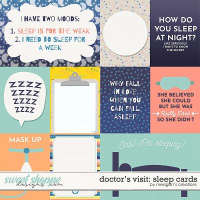 Doctor's Visit: Sleep Cards by Meagan's Creations