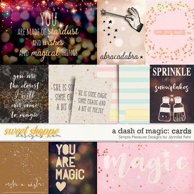 A Dash Of Magic Cards by Simple Pleasure Designs and Studio Basic