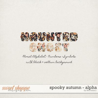 Spooky Autumn | Alpha - by Kris Isaacs Designs