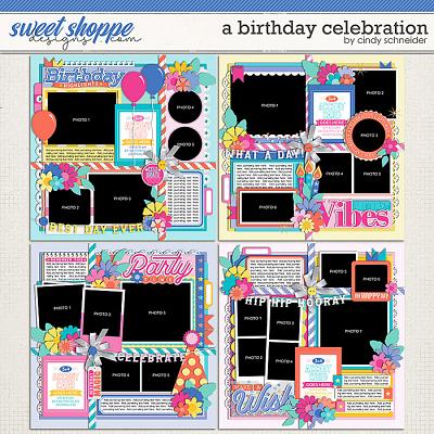 *FREE with your $10 Purchase* Cindy's Layered Templates - A Birthday Celebration by Cindy Schneider