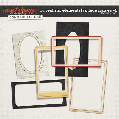 CU REALISTIC ELEMENTS | VINTAGE FRAMES Vol.2 by The Nifty Pixel