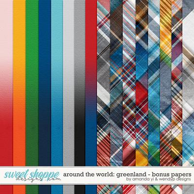 Around the world: Greenland - Bonus Papers by Amanda Yi & WendyP Designs