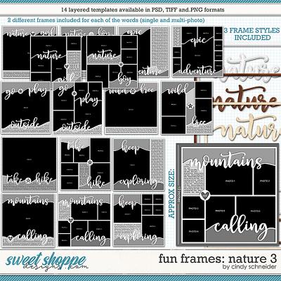 Cindy's Layered Templates - Fun Frames: Nature 3 by Cindy Schneider