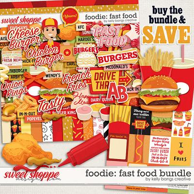 Foodie: Fast Food Bundle by Kelly Bangs Creative