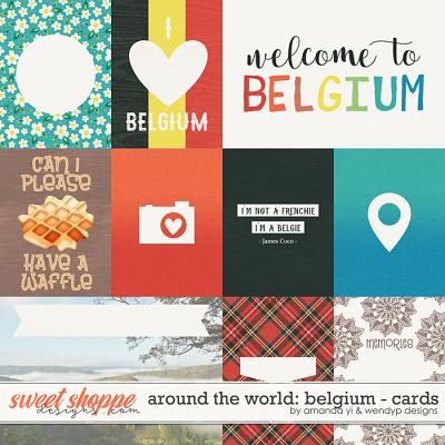 Around the world: Belgium - Cards by Amanda Yi & WendyP Designs