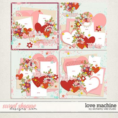 Love Machine Layered Templates by Amber  