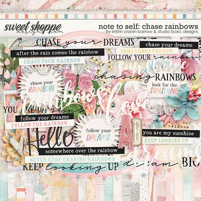 Note To Self: Chase Rainbows Kit by Kristin Cronin-Barrow & Studio Basic
