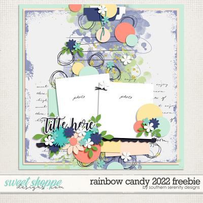 Rainbow Candy 2022 *FREEBIE* Layered Template 