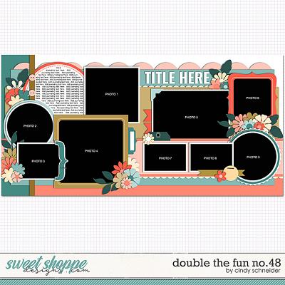 Cindy's Layered Templates - Double the Fun No. 48 by Cindy Schneider