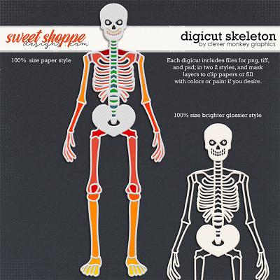 Digicut Skeleton by Clever Monkey Graphics    