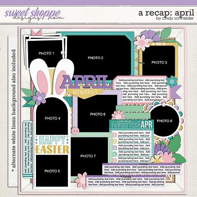 CIndy's Layered Templates - A Recap: April by Cindy Schneider CIndy's Layered Templates - A Recap: April by Cindy Schneider