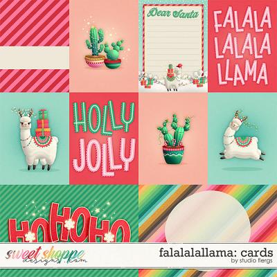 Falalalallama: CARDS by Studio Flergs