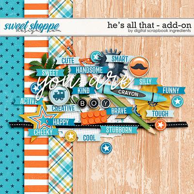 He's All That Add-On by Digital Scrapbook Ingredients