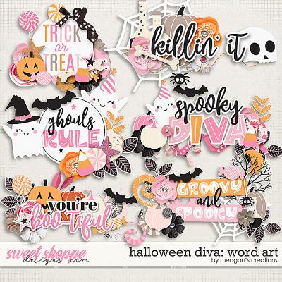 Halloween Diva: Word Art by Meagan's Creations