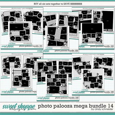 Cindy's Layered Templates - Photo Palooza Mega Bundle 14 by Cindy Schneider