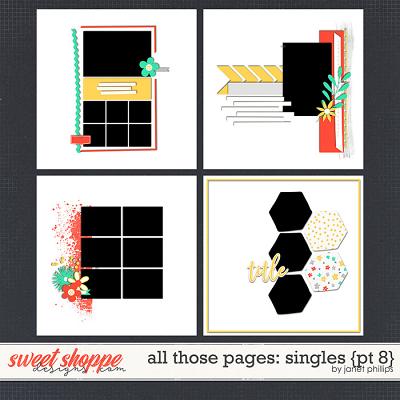 ALL THOSE PAGES: SINGLES {part 8}  by Janet Phillips